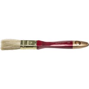 Кисть плоская "UNIVERSAL-PROFI", светлая натуральная щетина, деревянная ручка, 25мм, STAYER, 0104-025