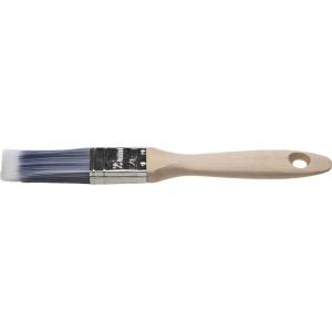 Кисть плоская "AQUA-LUX", искусственная щетина, неокрашенная профессиональная деревянная ручка, 25мм, STAYER, 01055-025