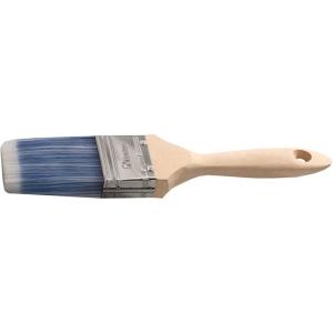 Кисть плоская "AQUA-LUX", искусственная щетина, неокрашенная профессиональная деревянная ручка, 50мм, STAYER, 01055-050
