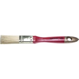 Кисть плоская "AQUA-KANEKARON", искусственная щетина, деревянная ручка, 25мм, STAYER, 0106-025