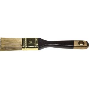 Кисть плоская "AQUA-KANEKARON", искусственная щетина, деревянная ручка, 38мм, STAYER, 0106-038