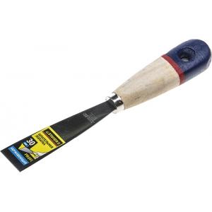 Шпательная лопатка "PROFI" c нержавеющим полотном, деревянная ручка, 30мм, STAYER, 10012-030