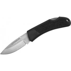 Нож складной с обрезиненной ручкой, средний, STAYER, 47600-1_z01