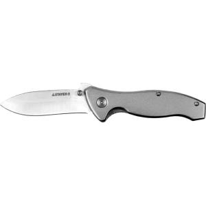 Нож "PROFI" складной, с металлической рукояткой, средний, STAYER, 47621-1
