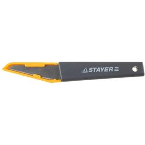 Нож "MASTER" для хозяйственных работ, пластиковая рукоятка, 65 мм, STAYER, 9560