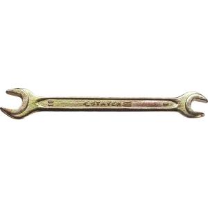 Ключ "MASTER" гаечный рожковый, 8 х 10 мм, STAYER, 27038-08-10