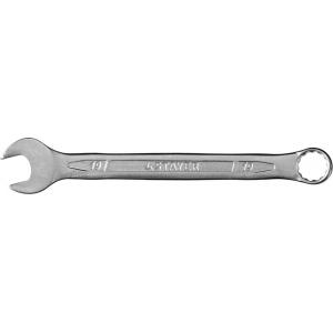 Ключ "PROFI"" гаечный комбинированный, Cr-V сталь, хромированный, 19 мм, STAYER, 27081-19