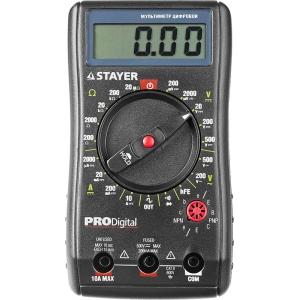 Мультиметр "PROFESSIONAL" PRODigital цифровой STAYER 45310