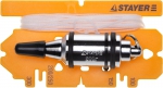 Отвес "PROFI" строительный со шнуром, с противоударным ободком, 150 г, STAYER, 06352-15