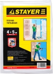 Пленка "MASTER" защитная укрывочная, HDPE, 12 мкм, 4 х 5 м, STAYER, 1225-15-05