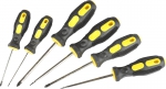 Набор Отвертки "STANDARD" 2-комп. рукоятка, Сr-V, SL: 3x75, 5x100, 6x100. PH: 0x75, 1x100, 2x100, 6 предметов, STAYER, 25078-H6