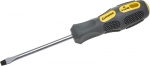 Отвертка "PROFESSIONAL" "MAX-GRIP" слесарная, Cr-V, намагниченная, SL 6,5х100мм, STAYER, 2580-06-100 G