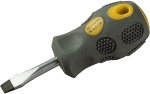 Отвертка "PROFESSIONAL" "MAX-GRIP" слесарная, Cr-V, намагниченная, SL 6,5х38мм, STAYER, 2580-38-6.0 G