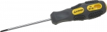 Отвертка "PROFESSIONAL" "MAX-GRIP" слесарная, Cr-V, намагниченная, PH №00х63мм, STAYER, 2582-00-063 G