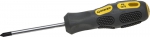 Отвертка "PROFESSIONAL" "MAX-GRIP" слесарная, Cr-V, намагниченная, PH №1х75мм, STAYER, 2582-1-075 G