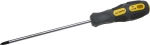 Отвертка "PROFESSIONAL" "MAX-GRIP" слесарная, Cr-V, намагниченная, PH №1х150мм, STAYER, 2582-1-150 G