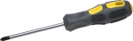 Отвертка "PROFESSIONAL" "MAX-GRIP" слесарная, Cr-V, намагниченная, PH №2х100мм, STAYER, 2582-2-100 G