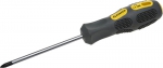 Отвертка "PROFESSIONAL" "MAX-GRIP" слесарная, Cr-V, намагниченная, PZ №1х100мм, STAYER, 25822-1-100 G