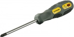 Отвертка "MAX-GRIP" Regular, Cr-V, намагниченная, PZ №1х200мм, STAYER, 25822-1-200 G