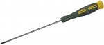 Отвертка "PRECISION" MAX-GRIP для точн работ, Cr-V, намагн, SL 4,0x100мм, STAYER, 25825-04-100 G