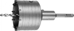 Коронка "MASTER" буровая, SDS-plus хвостовик, в сборе, 80мм, STAYER, 29190-80