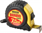 Рулетка "PROFI" "MARS", обрезиненный корпус, 7,5мх25мм, STAYER, 34131-075