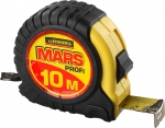 Рулетка "PROFI" "MARS", обрезиненный корпус, 10мх25мм, STAYER, 34131-10