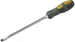 Отвертка "MAX-GRIP" Regular Cr-V намагниченная с усилит SL65х100 мм STAYER 2580-06-100 GF