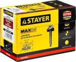 Саморезы "MASTER" RAL 3005 темно-красный48x35 мм 200 шт STAYER 30315-48-035-3005