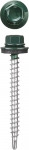 Саморезы "MASTER" RAL 6005 зеленый 48x50 мм 150 шт STAYER 30315-48-050-6005