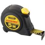 Рулетка "MASTER" "AUTOLOCK", обрезиненный корпус, 5мх25мм, STAYER, 2-34126-05-25